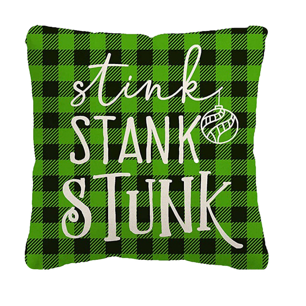 Christmas Pillow Covers Cute Print Throw Cushion Case for Couch Sofa Bed Bedroom Home Decor-Style 8