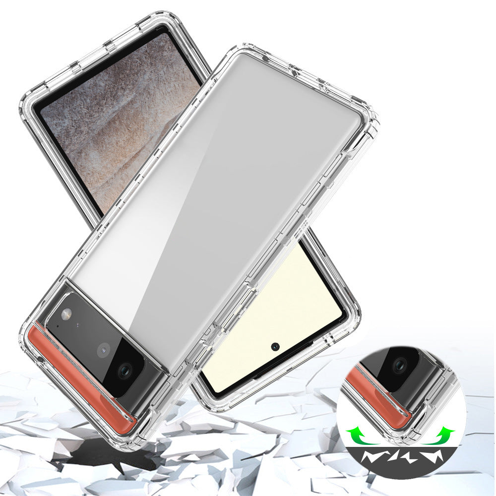 For Google Pixel 8 Pixel 8 Pro Pixel 7 Pixel 7 Pro Shockproof Clear Phone Case