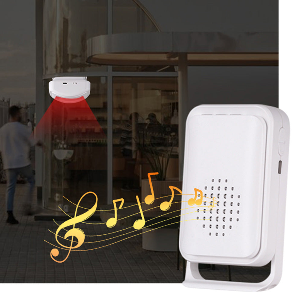 Wireless Motion Sensor Doorbell with Chime ââ‚?Business & Caregiver Alert
