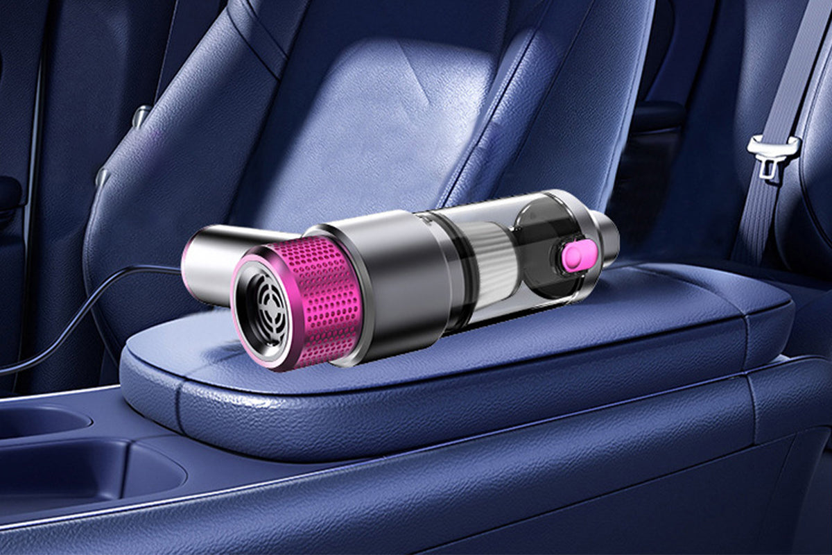 4-in-1 Handheld Car Vacuum Cleaner Cordless 6500PA Mini Air Duster with LED Light for Home Office