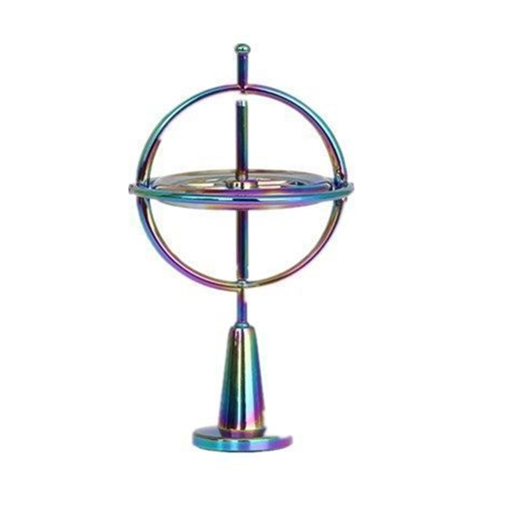 Metal Gyroscope Educational Fingertip Gyro Toy Speed Balance Spinning Top Gyroscope Mixed Color