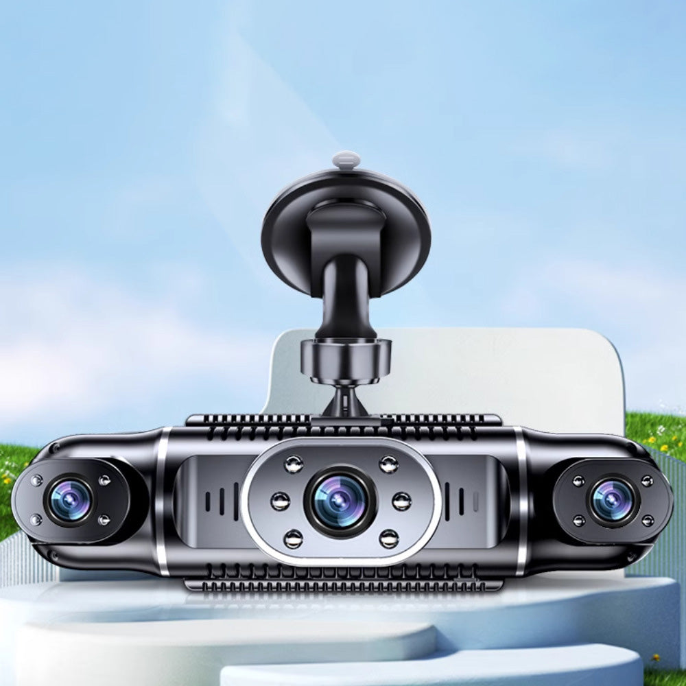 4 Channel Dash Cam 1080P Front and Rear Inside Left Right Dash Camera with Night Vision