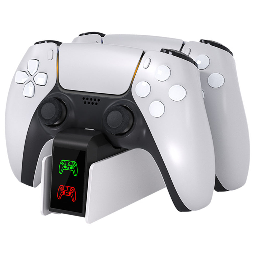PS5 Controller Charging Dock ââ‚?Dual Fast Charger with LED Indicator