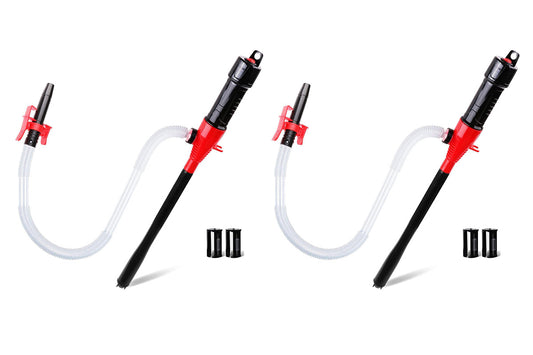 2Pcs Electric Liquid Transfer Pump Portable Battery Operated Water Fuel Siphon Extractor For Gasoline Diesel Fuel