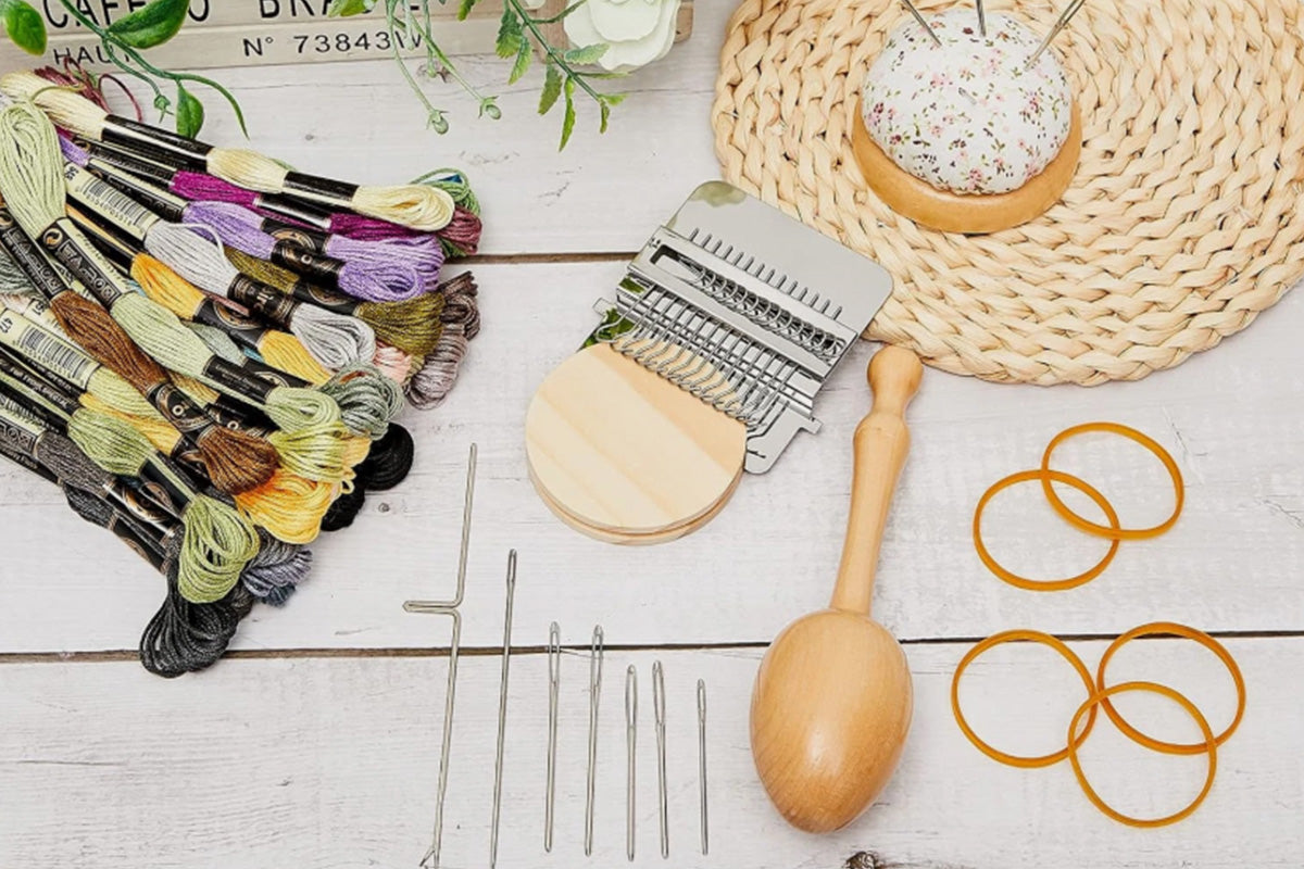 Mini DIY Darning Weaving Loom Kit