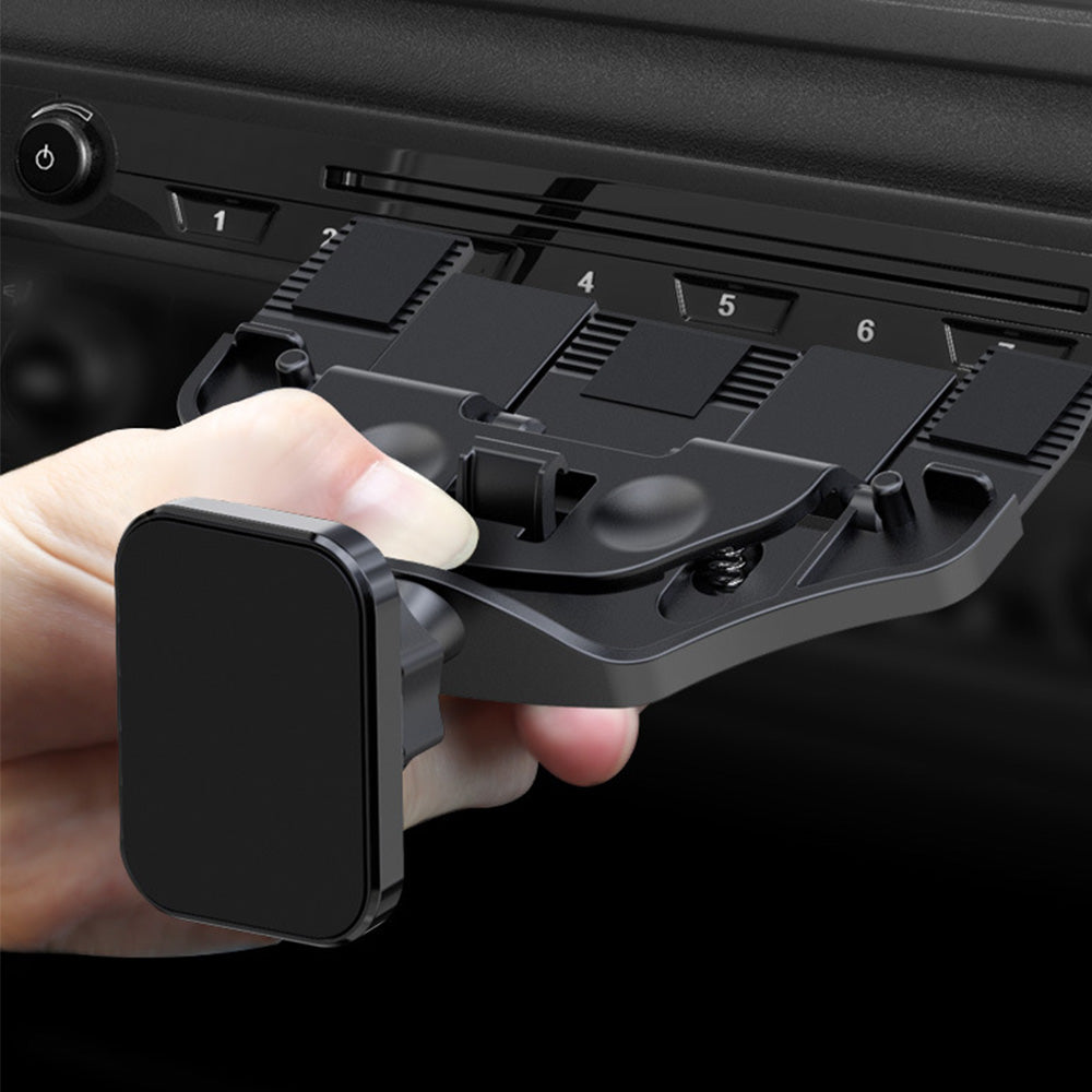 Universal Car Phone Mount Adjustable CD Slot Smart Phone Holder for iPhone 16 15 14 13 12