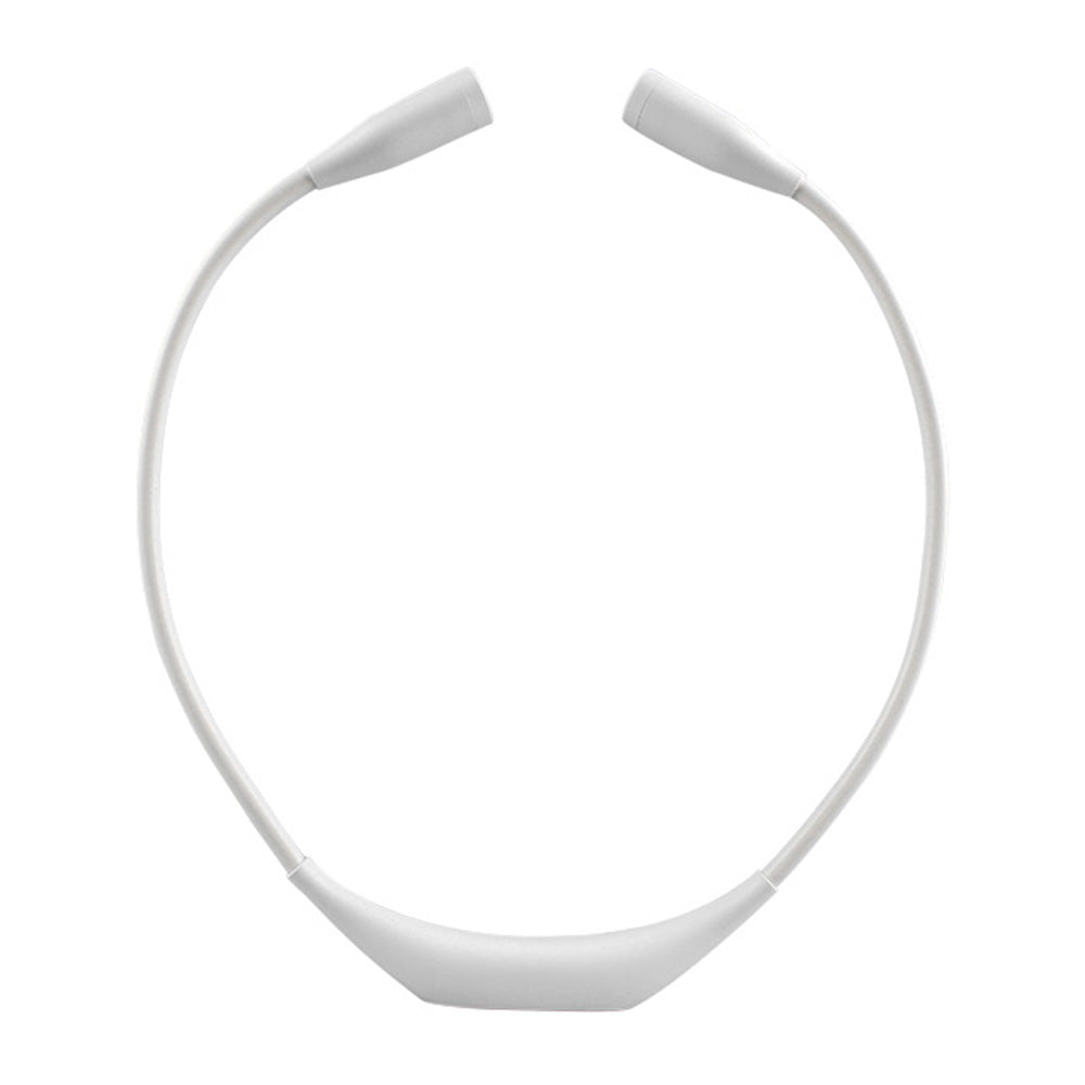 Dimmable LED Neck Reading Light Dual Head Flexible Book Light White