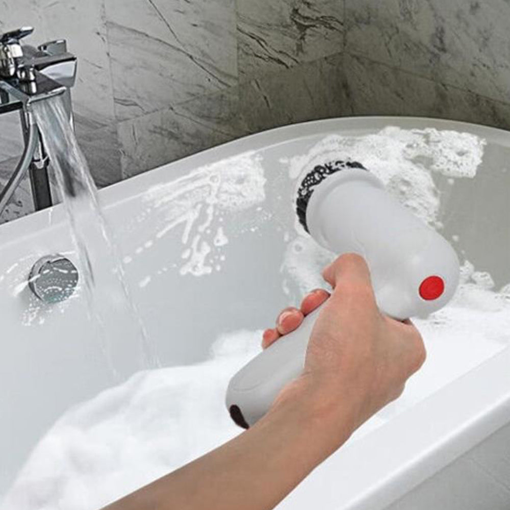 9-in-1 Cordless Electric Spin Scrubber Handheld Turbo Scrub Cleaning Brush Kit