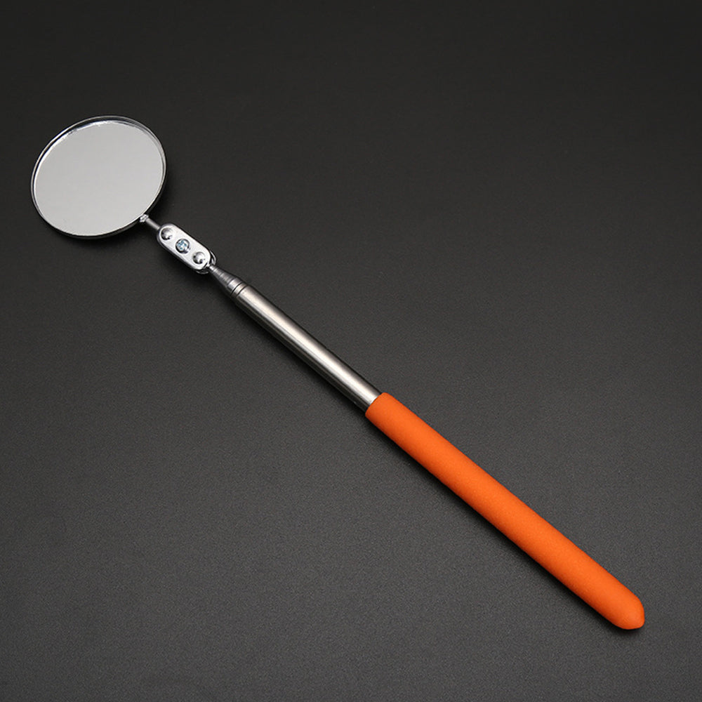 2Pcs Telescopic Car Inspection Mirror Rotating Extension Hand Tools