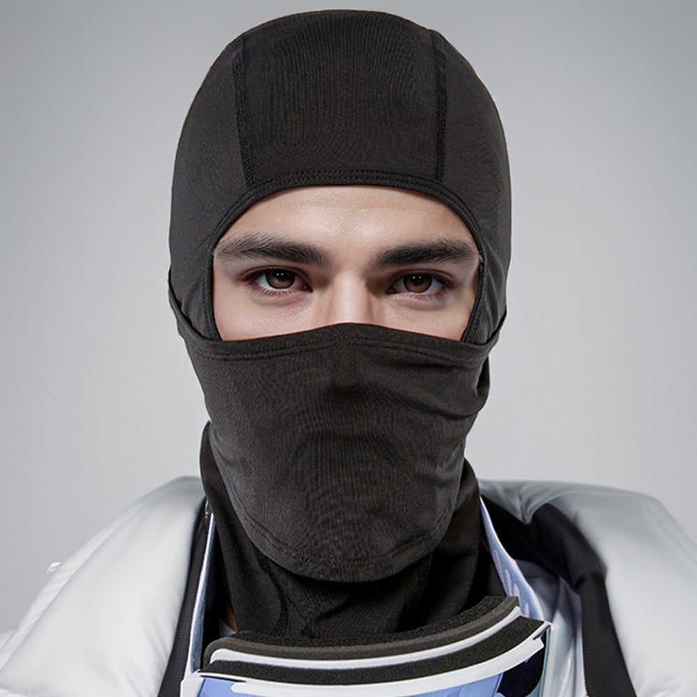 Winter Warm Face Mask Headgear Outdoor Sports Cap Black
