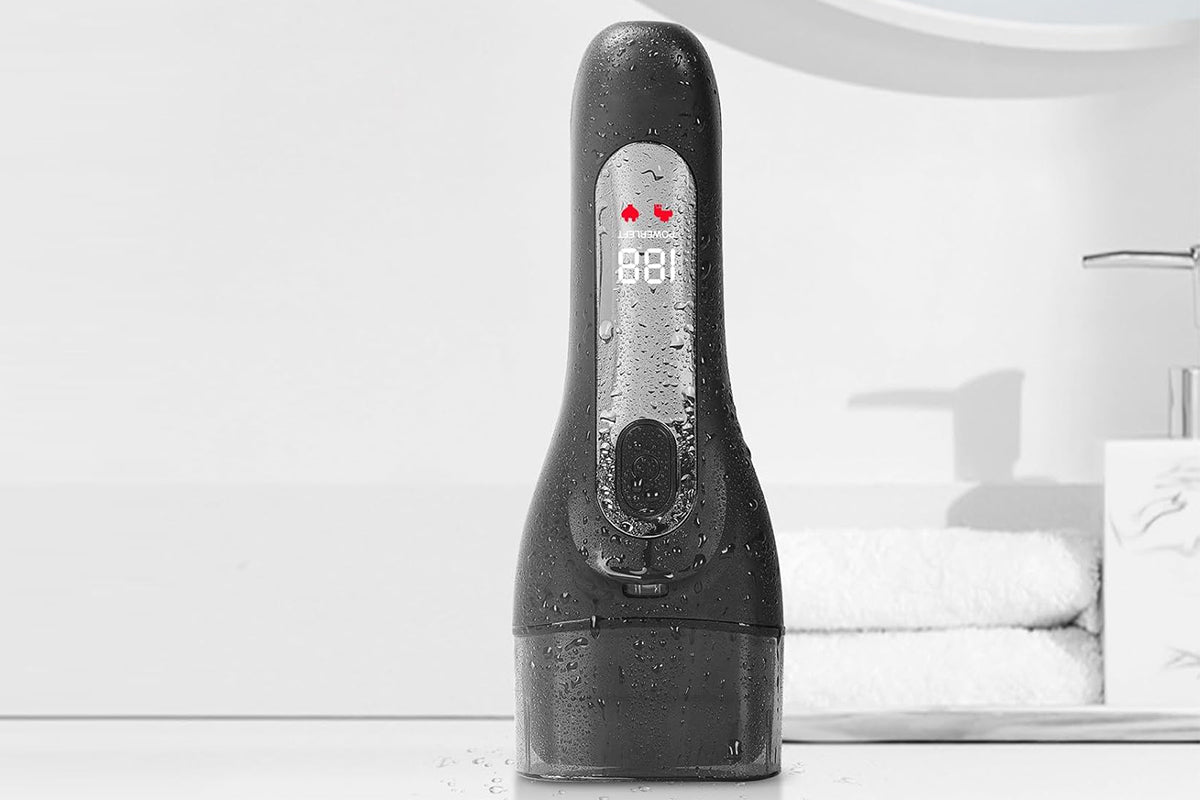 Electric Foot Callus Remover with LED Light Pedicure Tools for Dead Hard Cracked -Black