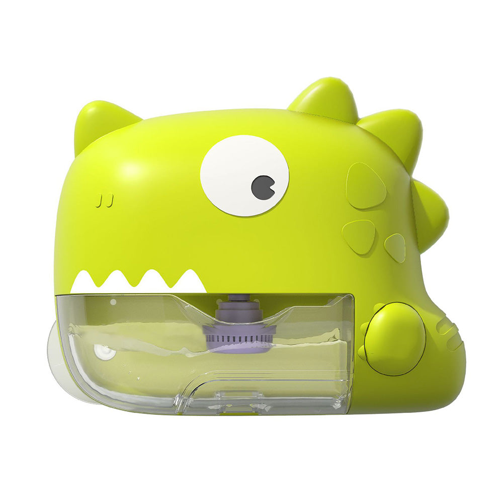 Automatic Bubble Machine Musical Dinosaur Bath Toy Green