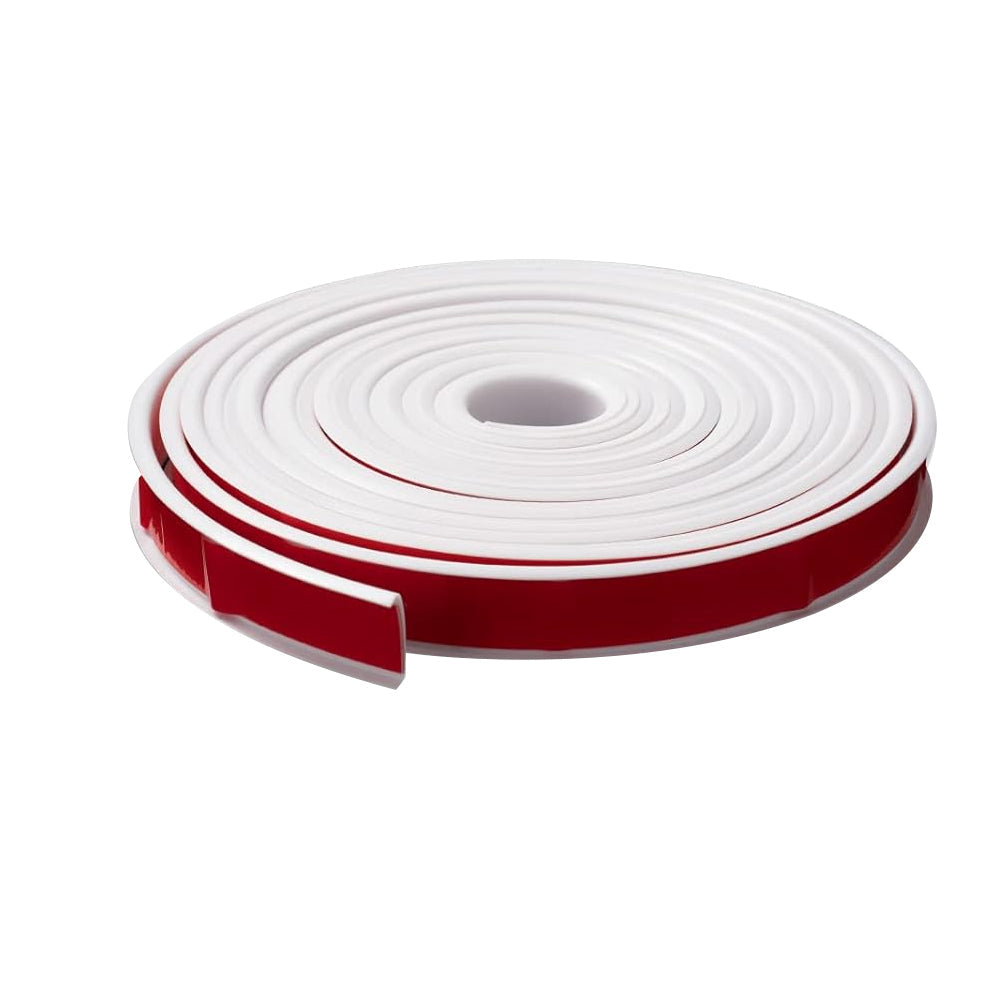 U-Shape Edge Banding Self Adhesive Edge Banding Corner and Collapsible Edge Protector for Cabinet Repair White