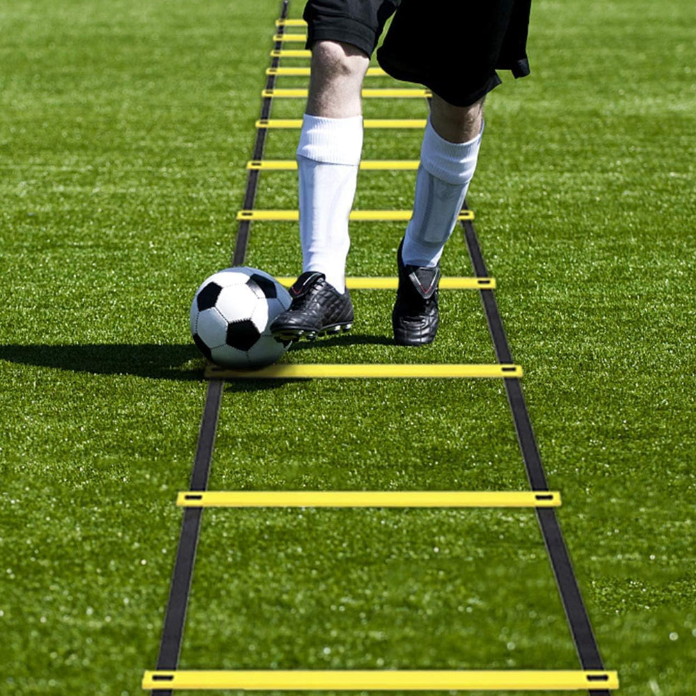 12 Rung Speed Agility Ladder Training Set Exercise Ladders for Football Soccer Footwork Training Sports