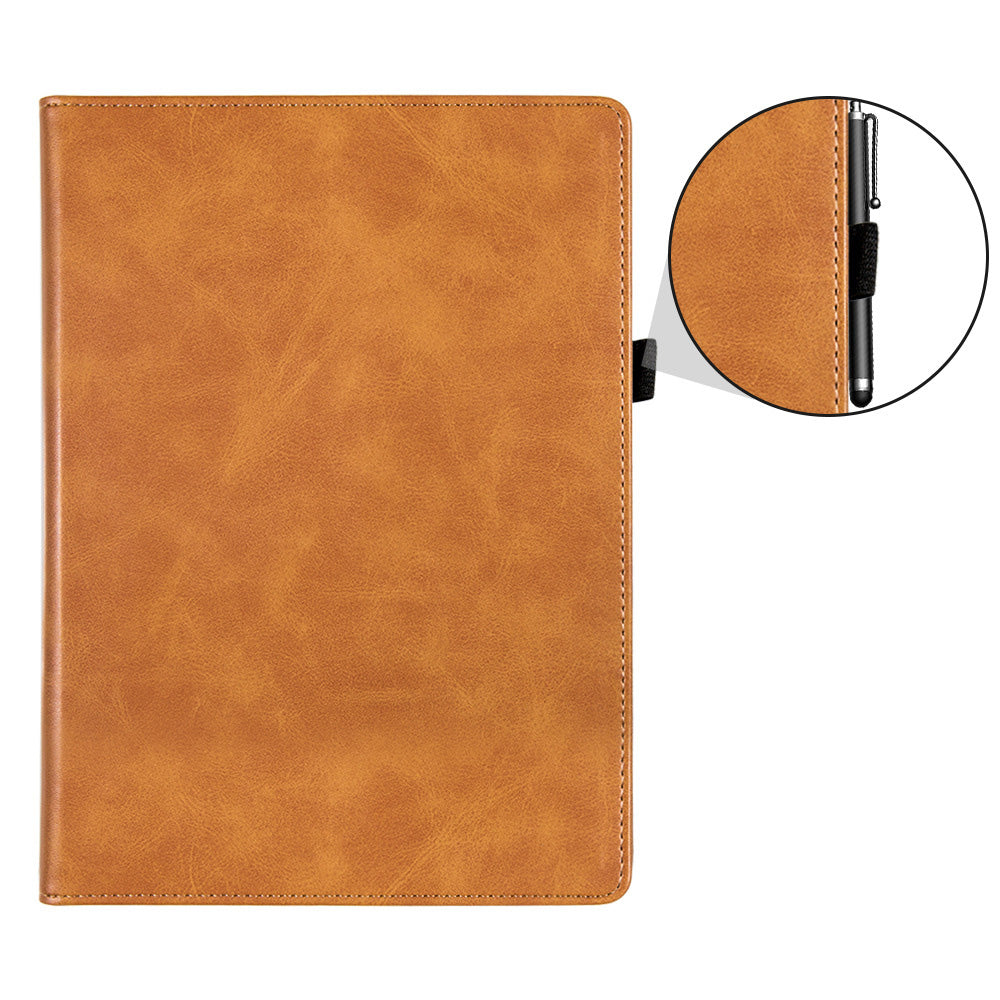 Auto Sleep Wake Protective Case with Stand for Kindle Paperwhite 12th Gen 2024 Released PU Leather Cover Brown