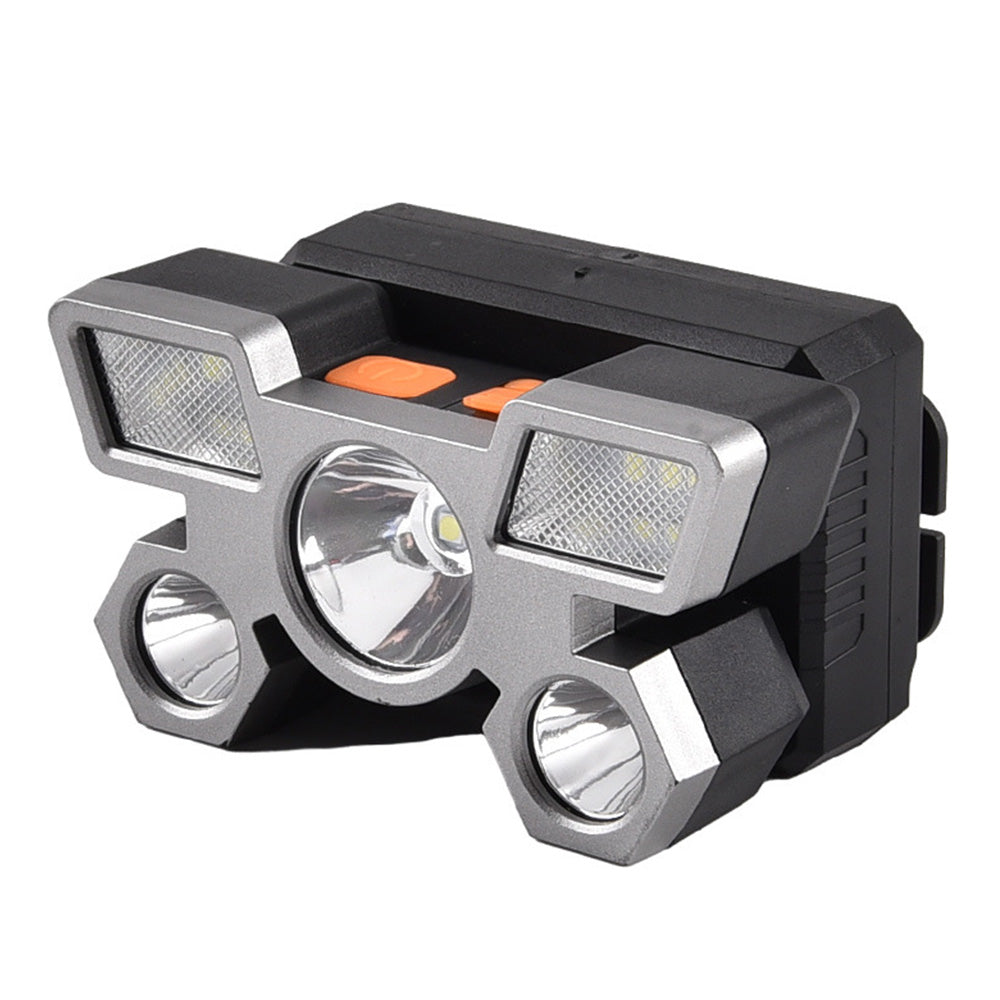 USB Rechargeable LED Headlamp with 4 Modes for Camping Fishing & Outdoor