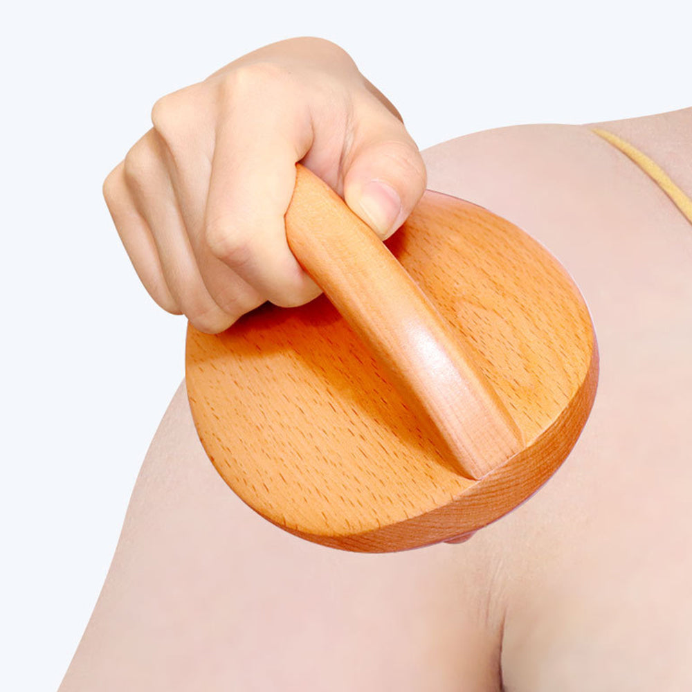 Handheld Wood Massage Tool Lymphatic Body Massager