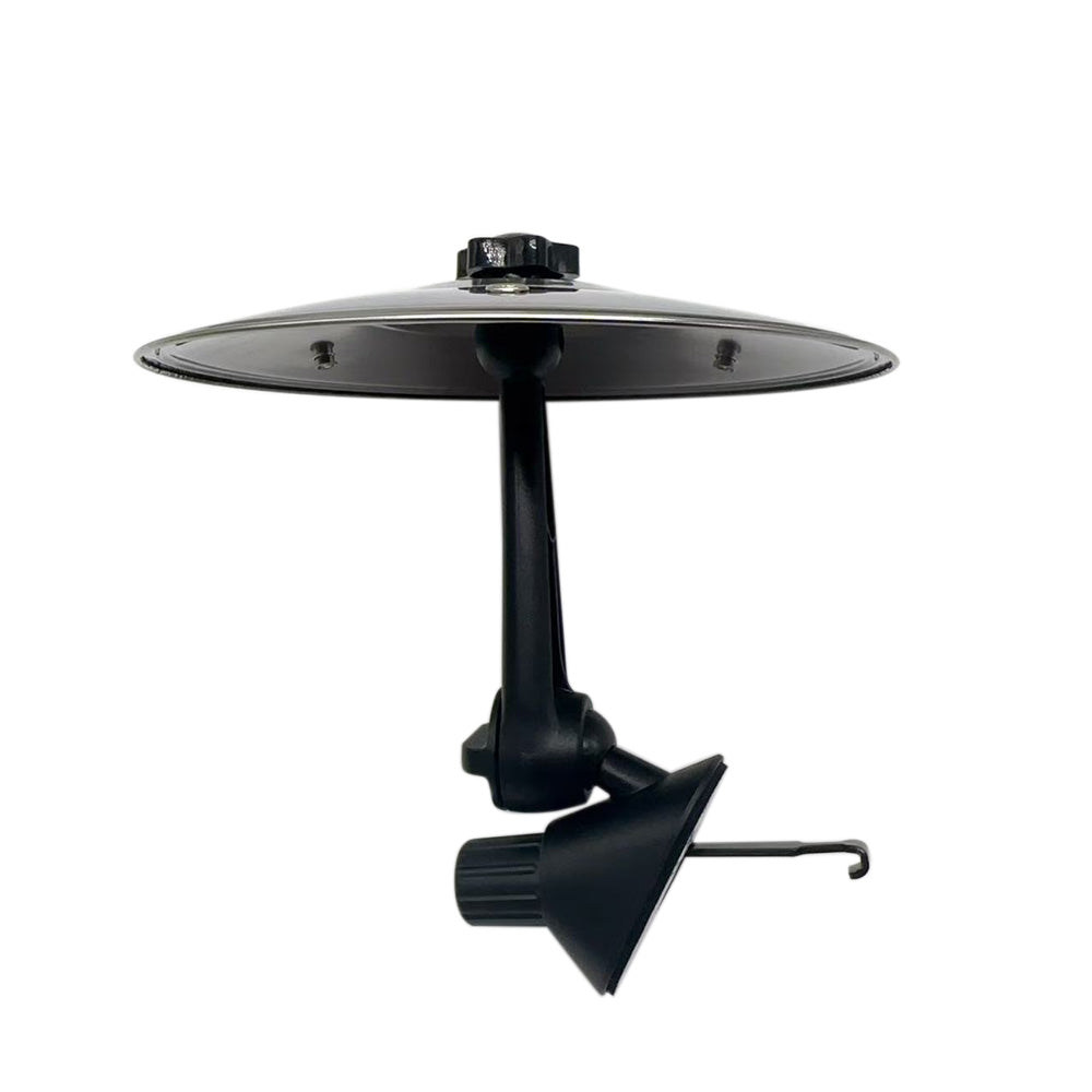 Car Drum Cymbal Air Vent Car Crash Fun Musical Gadget Universal Fit For Driver Drummer Silver