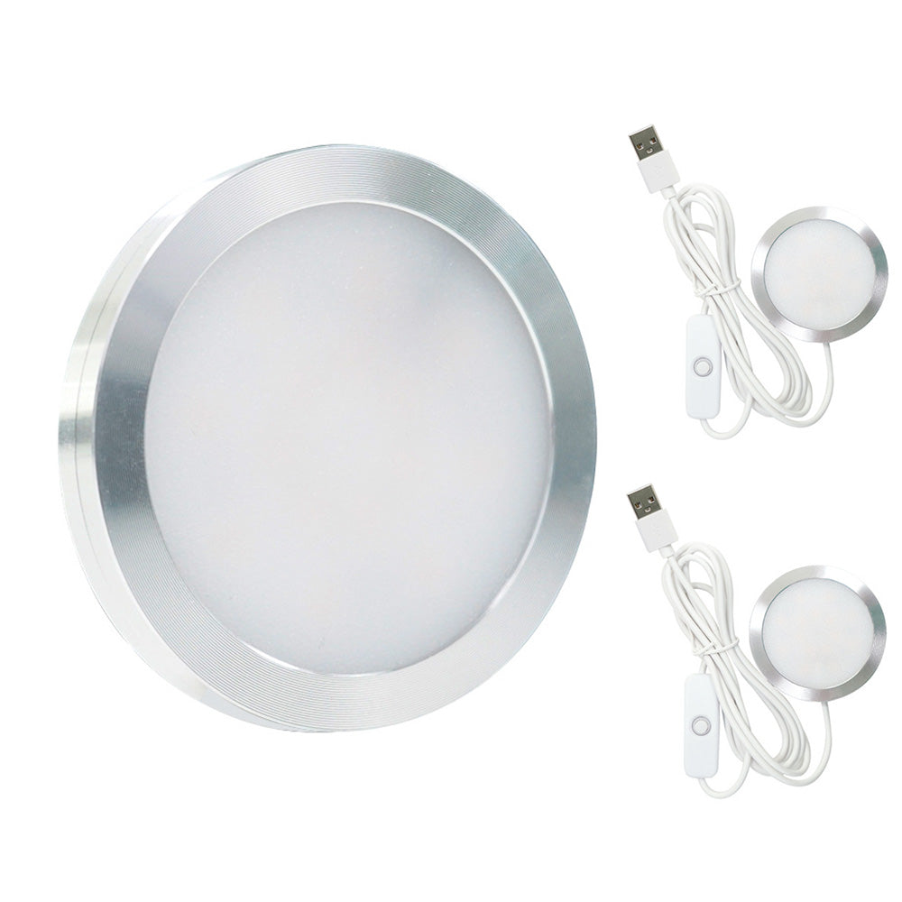 2Pcs 5V Spot Lamp Interior Caravan Camper RV Trailer Boat LED Down Light