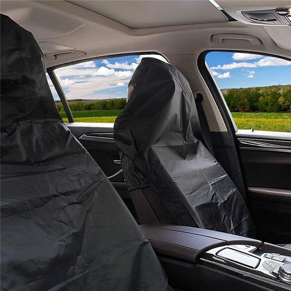 Universal Front Car Seat Covers Waterproof and Easy-Clean Seat Protectors