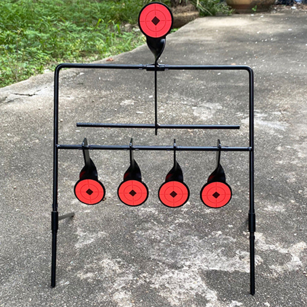 Resetting Shooting Target 360 Degree Spinning Auto Reset Practice Tool for Air Rife