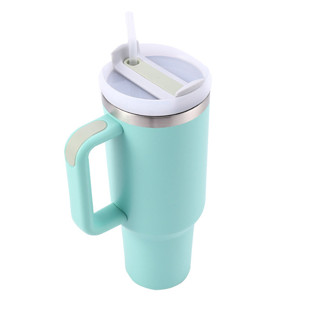 40oz Insulated Tumbler Stainless Steel Double Wall Water Bottle Travel Mug Blue