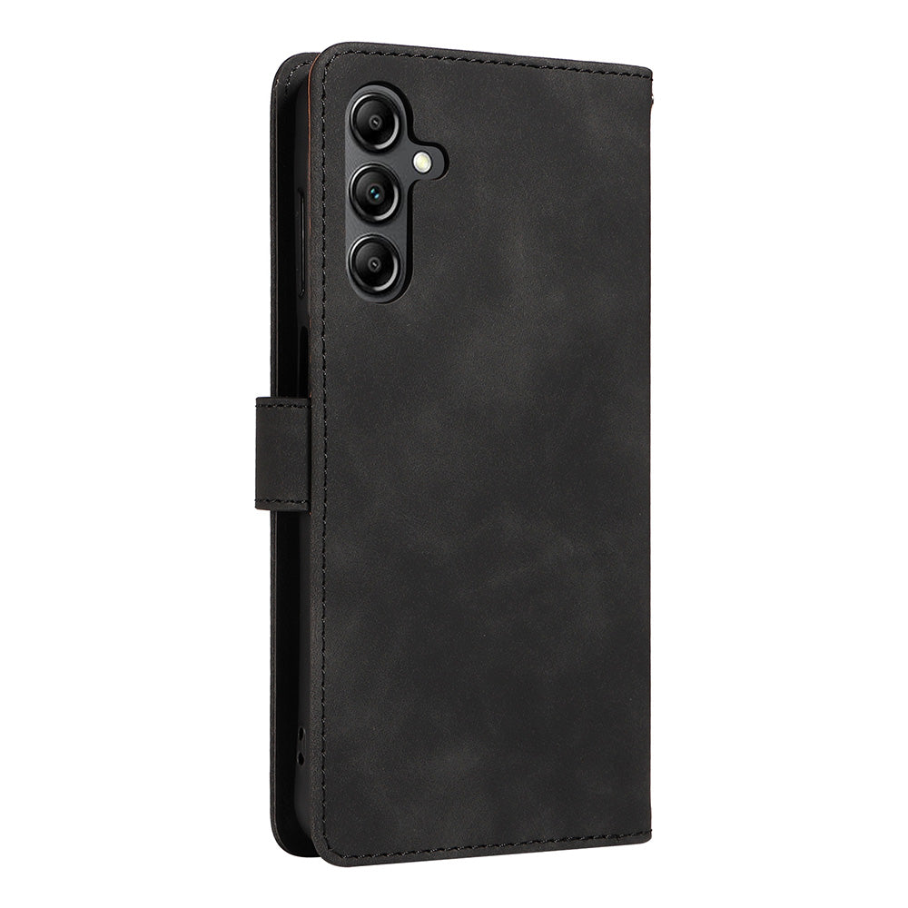 RFID Protective Flip Wallet Case for Samsung A17 A37 and A57 - Black