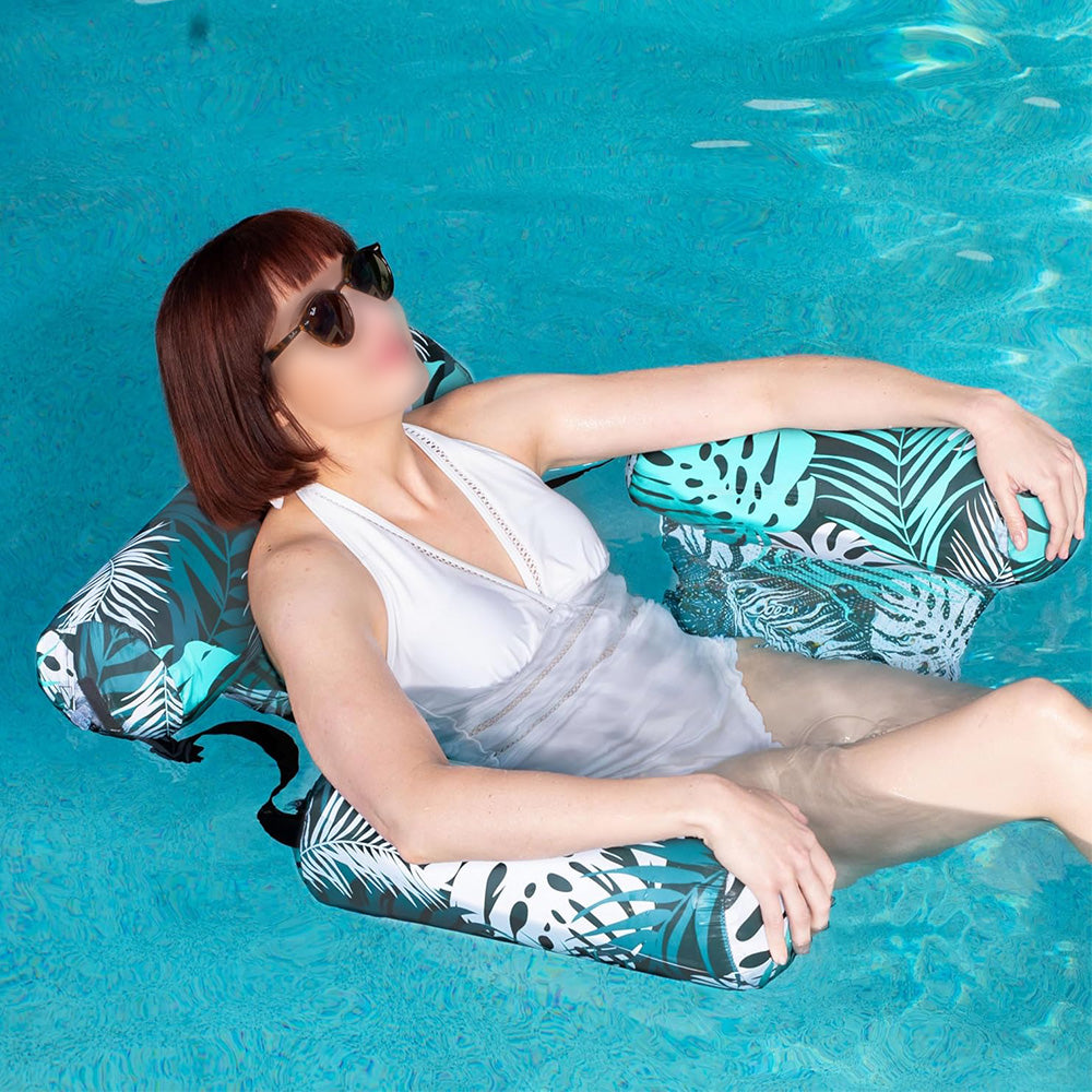 Inflatable Pool Floats ¨C Adult Floating Lounge Chairs for Summer Beach and Pool Parties Green