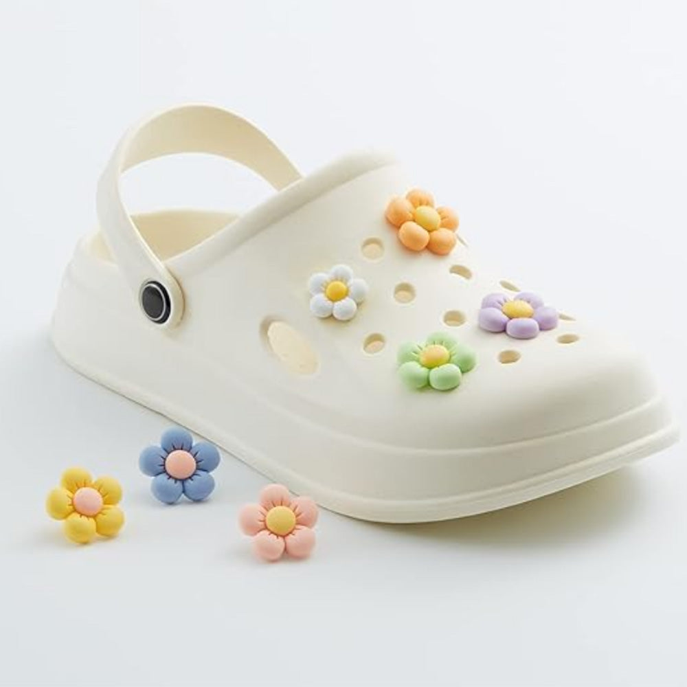 56Pcs Flower Shoe Charms Shoes Decorative Accessories DIY Craft Kits