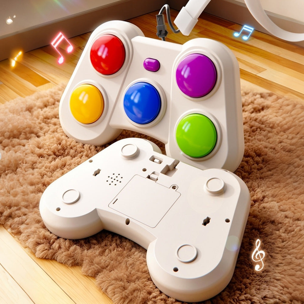 Dual-Mode Rhythm Light Music Game Toy for Family Parties and Gifts