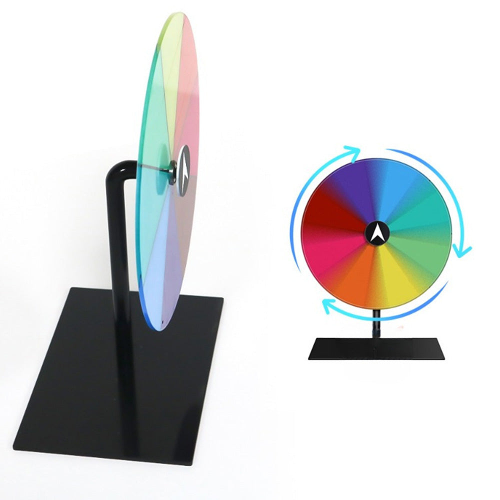 20CM Spinning Prize Wheel 8 Slots Tabletop Roulette Wheel with Stand