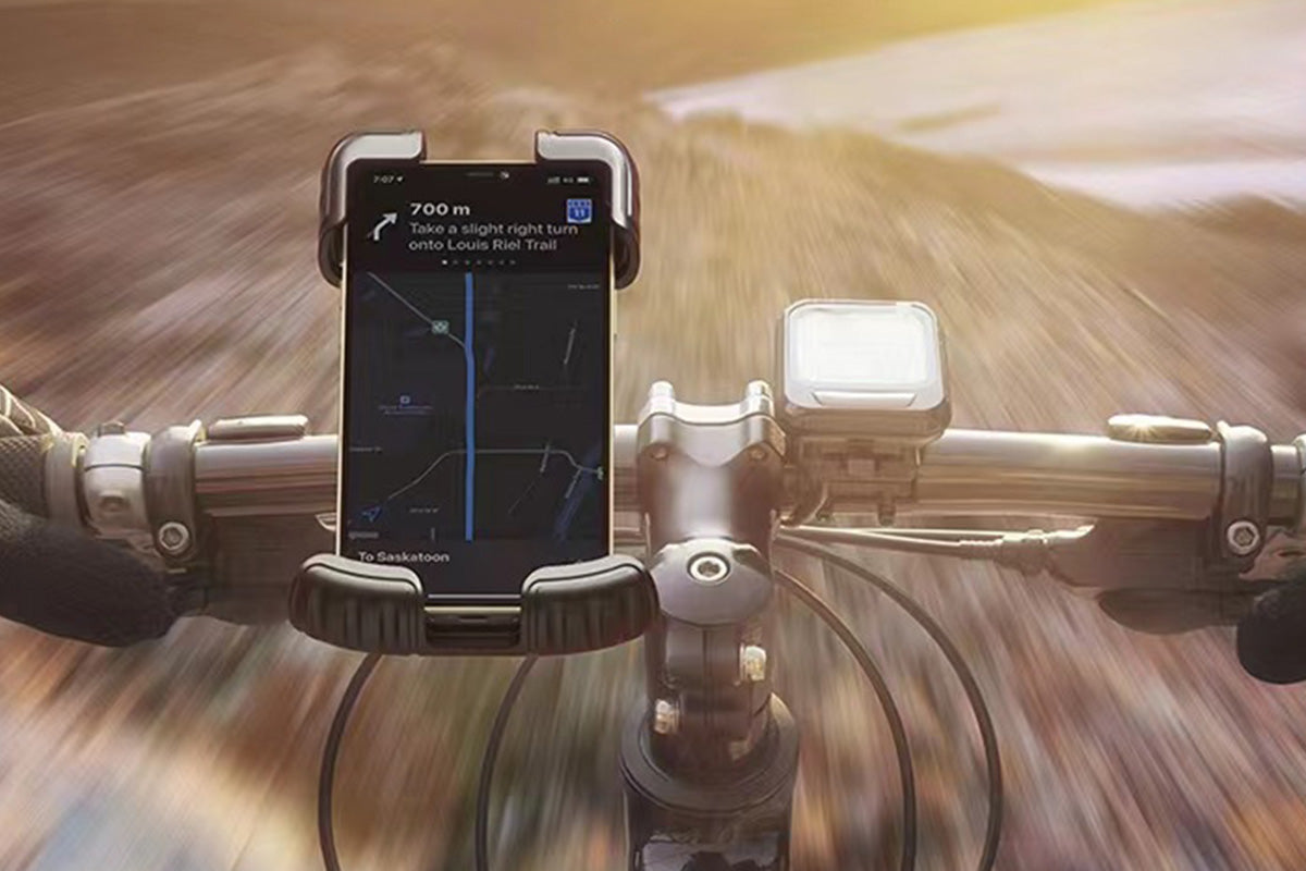 Aluminum Alloy 360-Degree Rotating Bike & Motorcycle Phone Holder for 4.7-6.8 Inch Smartphones
