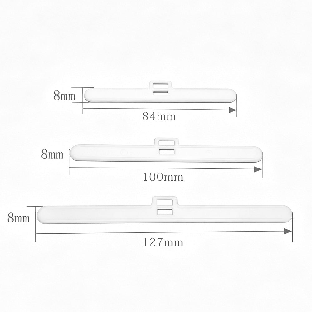 40Pcs Vertical Blind Double Hole Connector Clips for Vertical Blinds