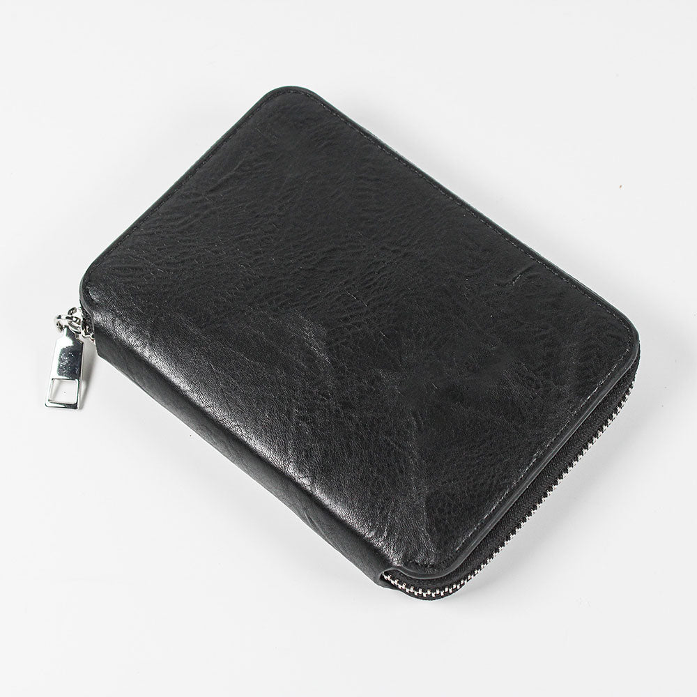 RFID Blocking Passport Wallet PU Leather Travel Passport Card Case Black