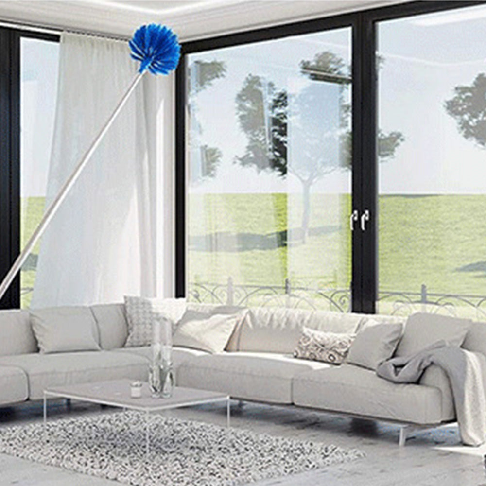 4-in-1 Cobweb Duster with Extension Pole Ceiling Fan Duster Kit for Cleaning