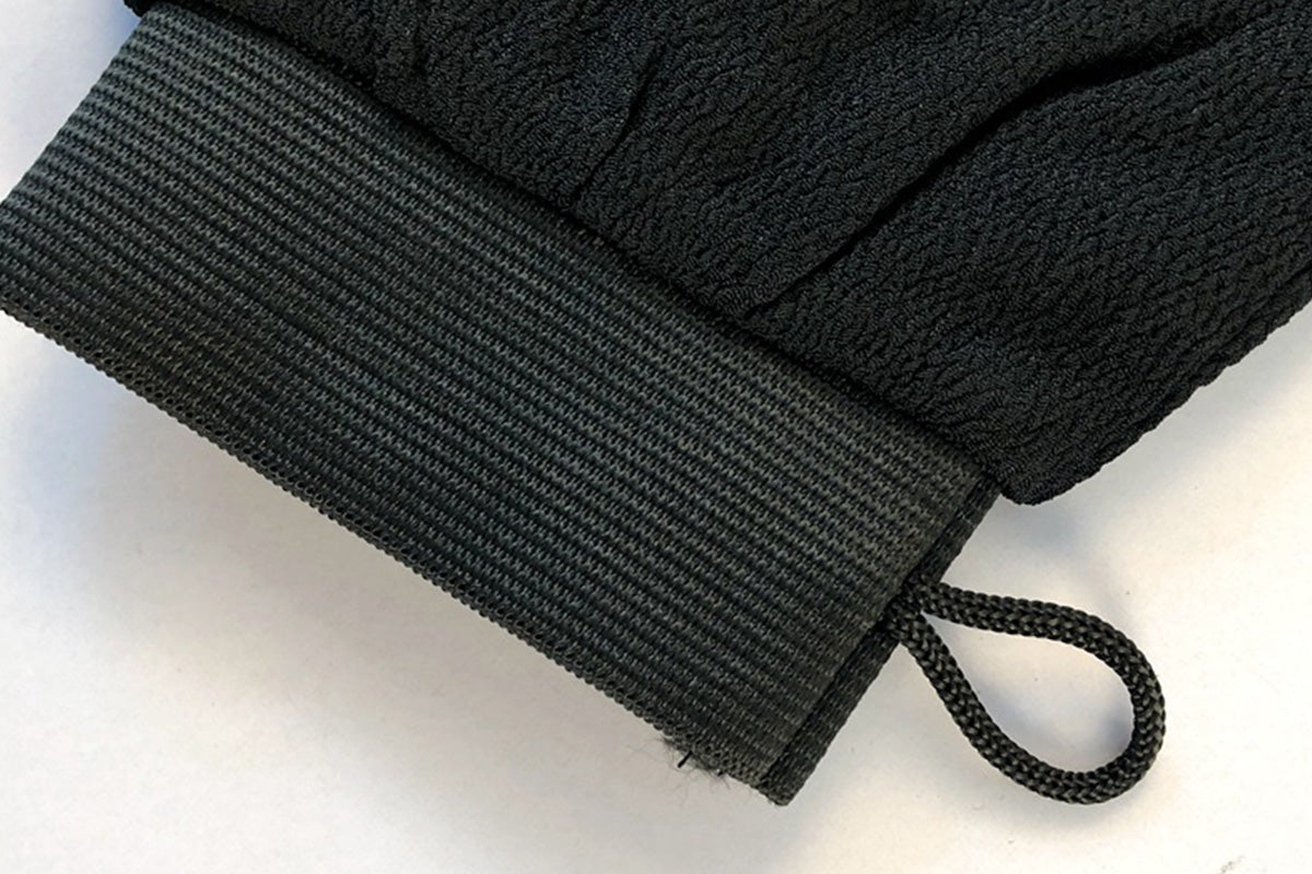 2Pcs 100% Viscose Exfoliating Gloves Moroccan Body Scrub Bath Wash Mitts-Black