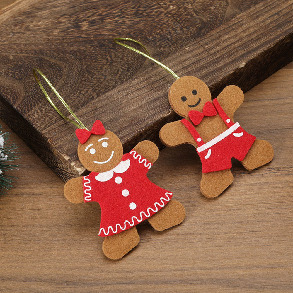 6Pcs Set Christmas Tree Hanging Pendant Xmas Decor Ornaments Style 1