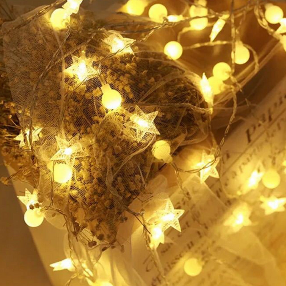 20 LED Star String Lights ¨C 3m Fairy Christmas Lights Battery Operated for Party
