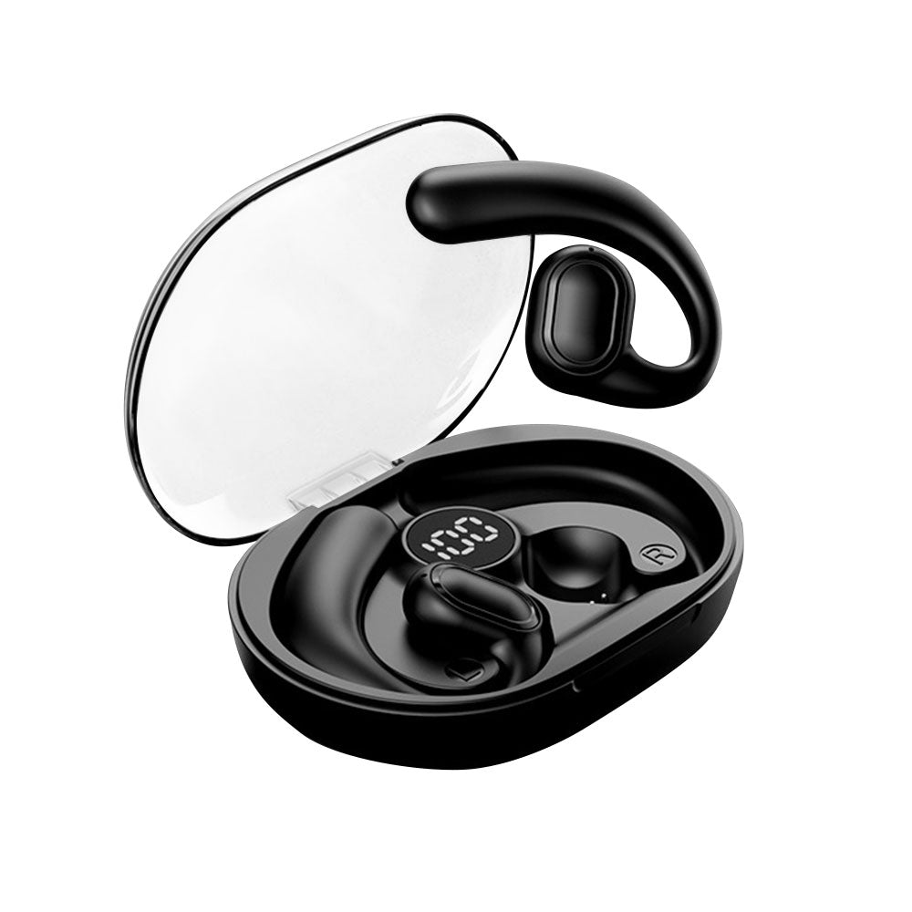 Bluetooth Open Ear Headphone Wireless Sports Headphones with Digital Display Charging Case