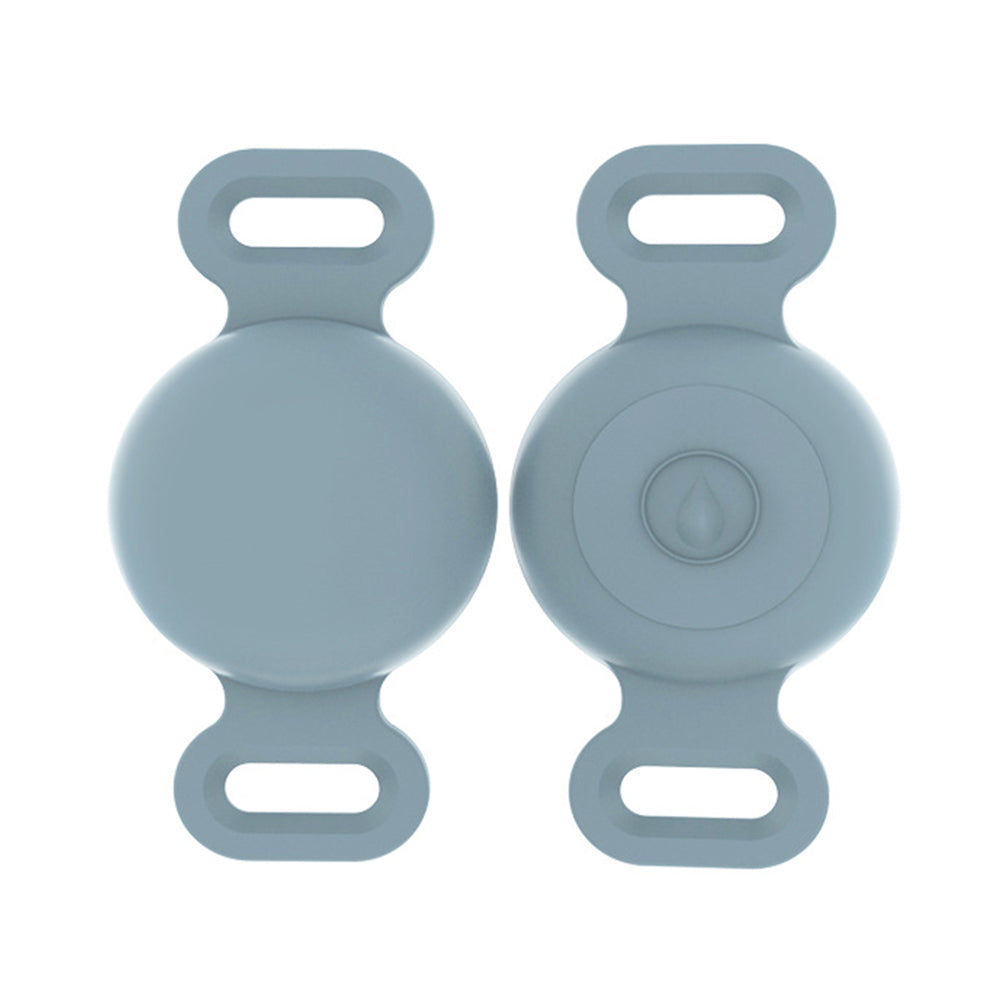 Ultra-Durable Anti-Lost Lightweight Silicone Waterproof Airtag Dog Collar Holder Cat Collar Cover-Blue