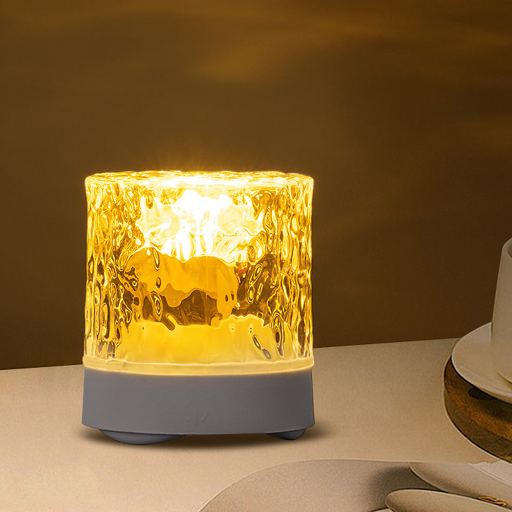 Ocean Wave Lights Projector Lamp Touch Control Night Light Room Decor