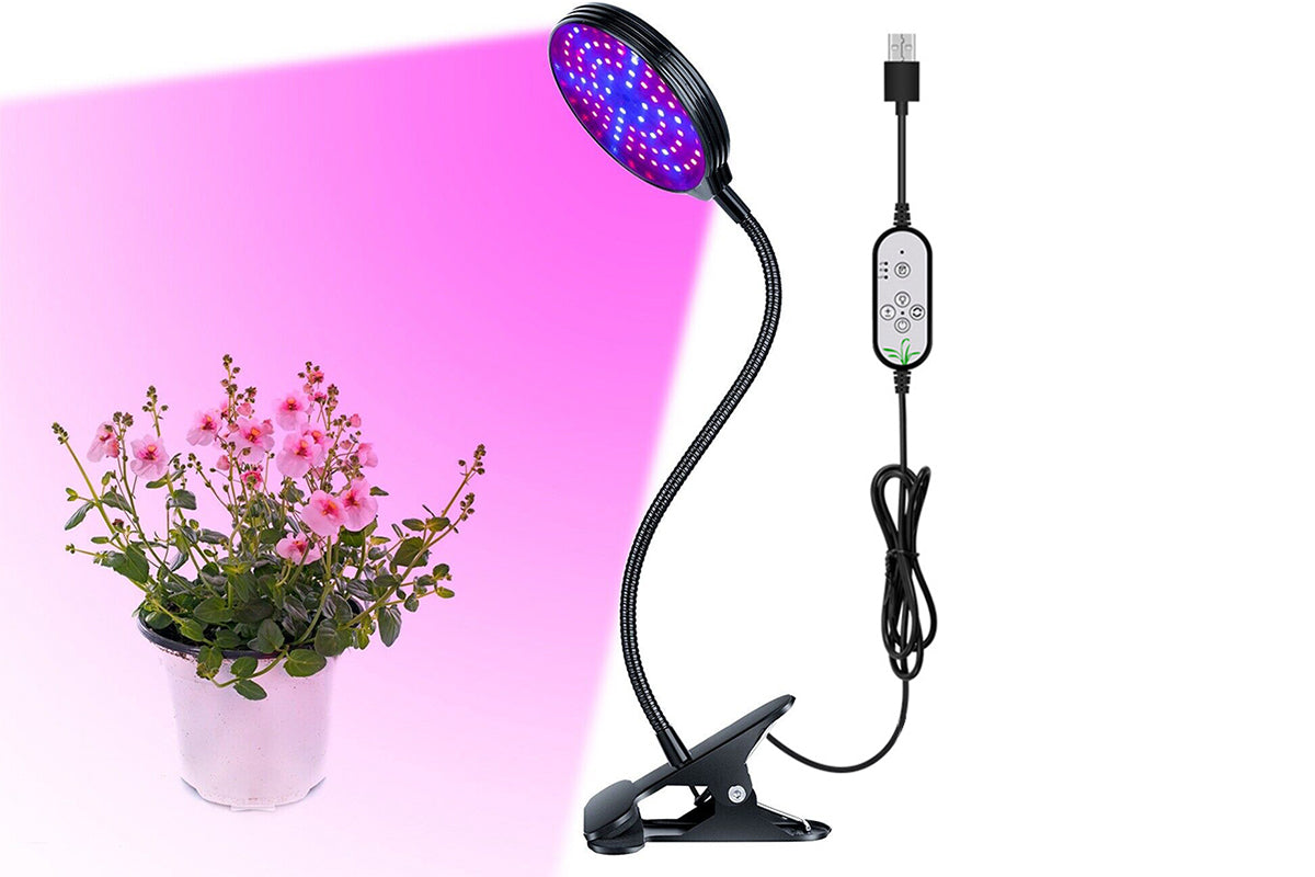 Indoor Plants LED Grow Lights Suitable Greenhouse Flowers Veg Succulents Potted Growth-One Head
