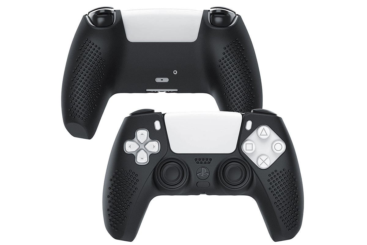 Silicone Skin Case Cover and 10 Grip Caps for Sony PS5 Controller Accessories