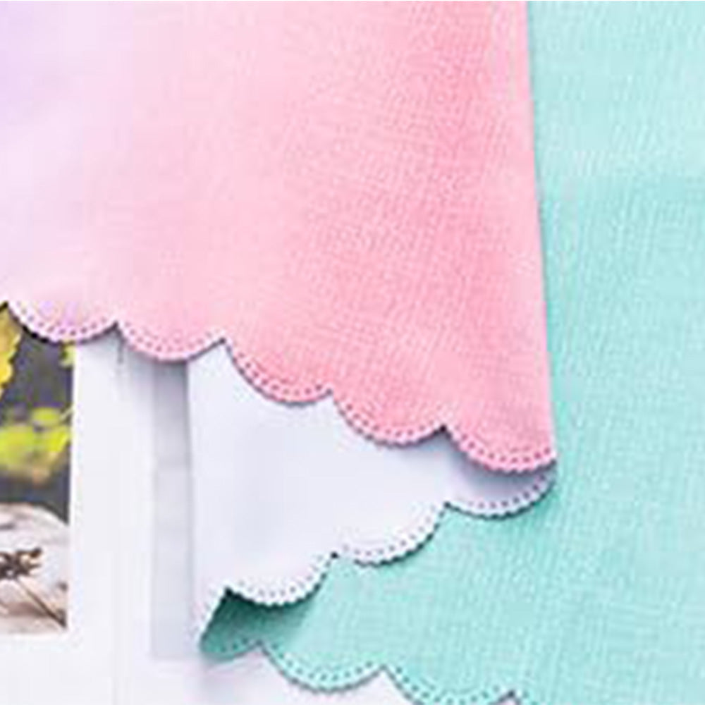 Double-Layer Colorful Curtain Single Panel Light Blocking Curtain Room Decor