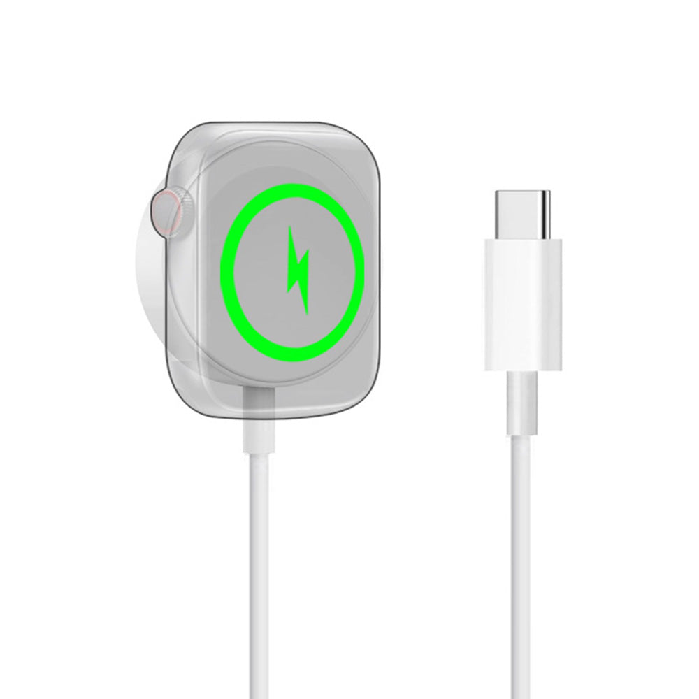 Wireless Charging Cable Compatible with Apple Watch Series 10/9/8/7/6/5/4/3/2/1/SE Type-C Style