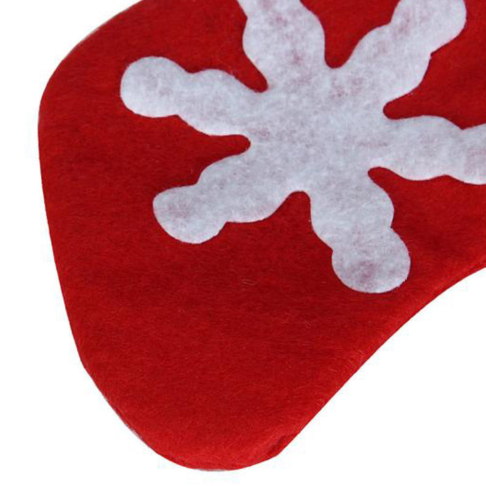 10 or 20Pcs Cutlery Holder Socks Christmas Tableware Pouch Christmas Party Decor