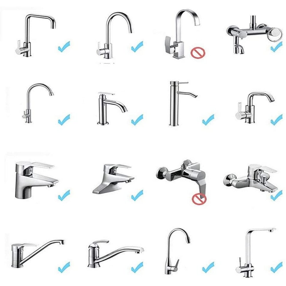 2 Mode Kitchen Sink 360 Flexible Extension Hose Faucet Sprayer Attachment Nozzle