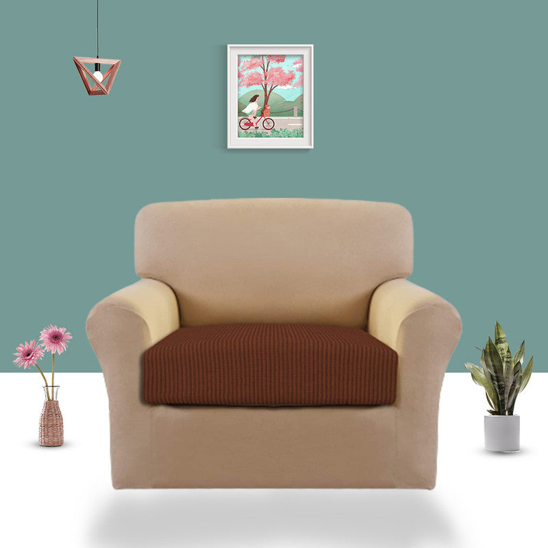 Water Repellent Sofa Seat Cushion Cover Furniture Couch Seat Slipcover Elastic Protectors