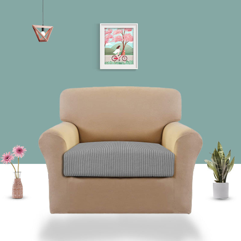 Water Repellent Sofa Seat Cushion Cover Furniture Couch Seat Slipcover Elastic Protectors