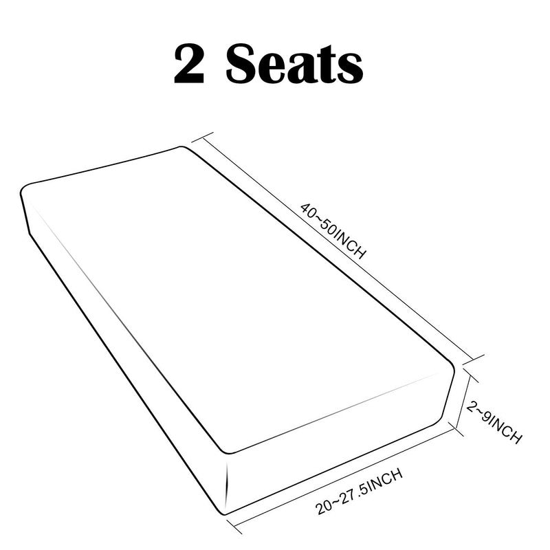 Water Repellent Sofa Seat Cushion Cover Furniture Couch Seat Slipcover Elastic Protectors